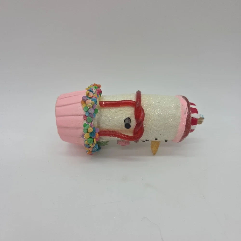 SCF S'more Snowman Ornament Cupcake Mint Candy 3.75